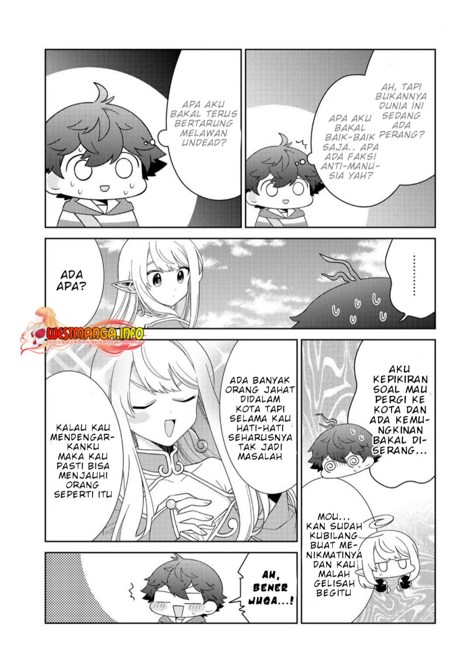 Seirei-tachi no Rakuen to Risou no Isekai Seikatsu Chapter 32 Gambar 21