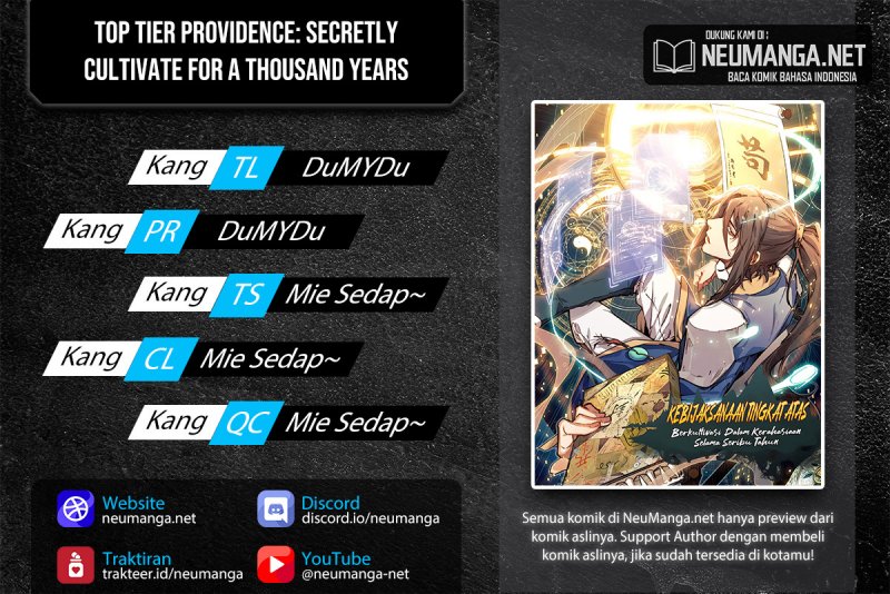Baca Komik Top Tier Providence: Secretly Cultivate for a Thousand Years Chapter 71 Gambar 1