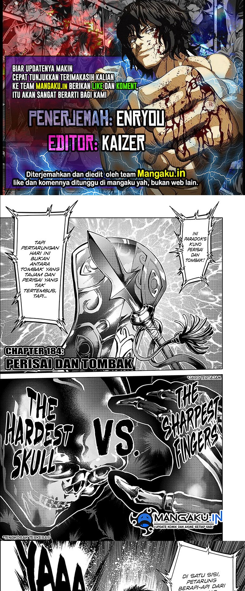 Baca Komik Kengan Omega Chapter 184 Gambar 1