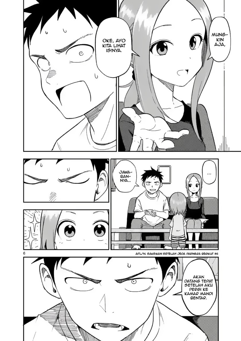 Karakai Jouzu no (Moto) Takagi-san Chapter 157 Gambar 6
