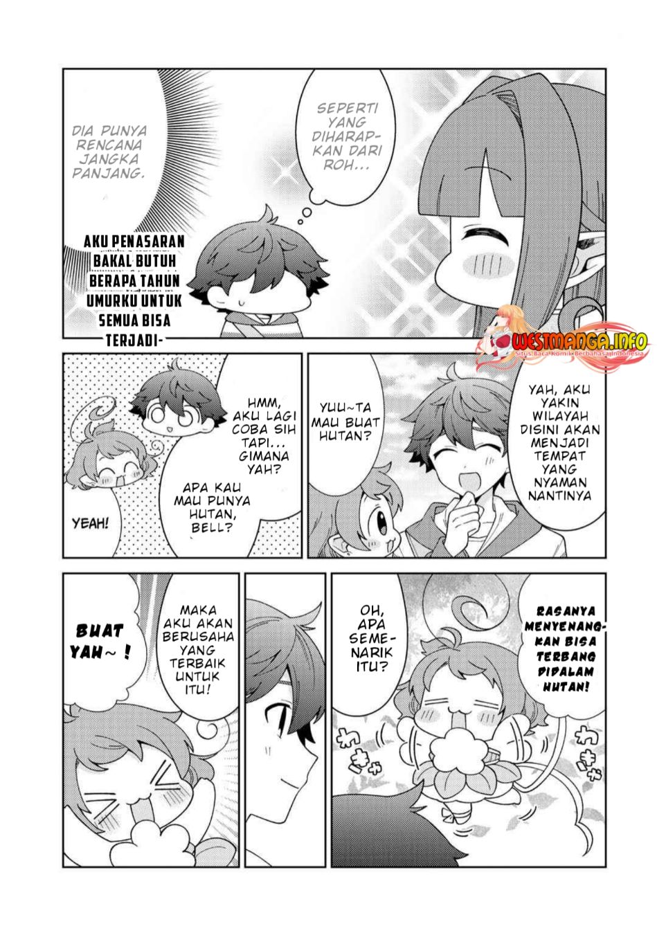 Seirei-tachi no Rakuen to Risou no Isekai Seikatsu Chapter 33 Gambar 14