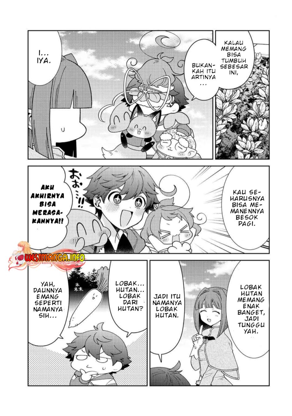 Seirei-tachi no Rakuen to Risou no Isekai Seikatsu Chapter 33 Gambar 9