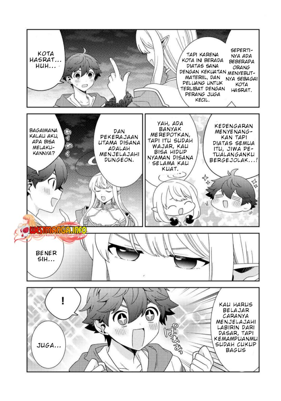 Seirei-tachi no Rakuen to Risou no Isekai Seikatsu Chapter 34 Gambar 9