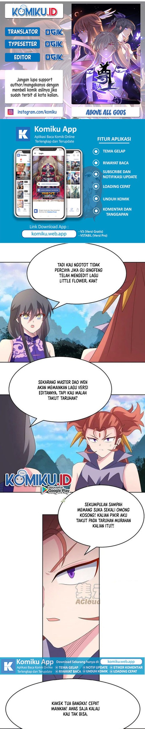 Baca Komik Above All Gods Chapter 392 Gambar 1