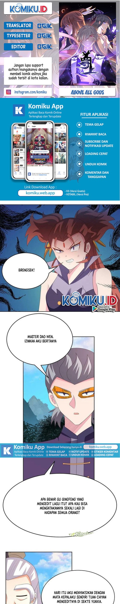 Baca Komik Above All Gods Chapter 392.5 Gambar 1