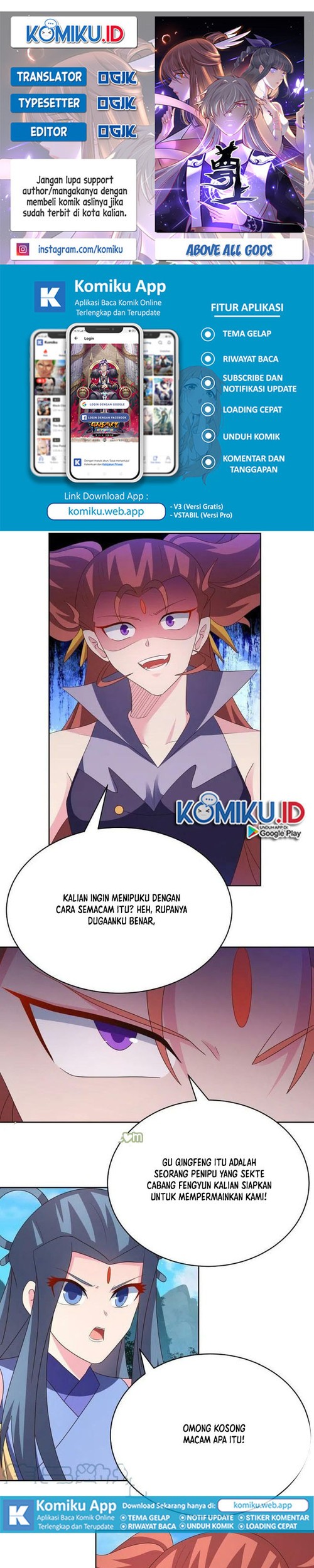 Baca Komik Above All Gods Chapter 393 Gambar 1