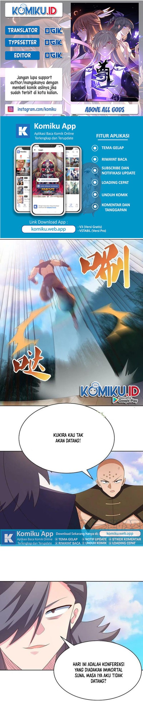 Baca Komik Above All Gods Chapter 393.5 Gambar 1