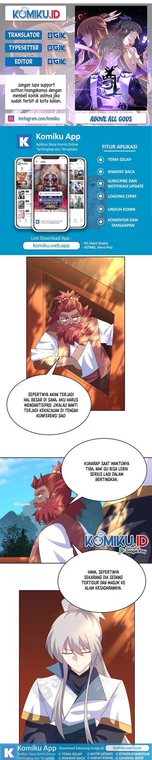 Baca Komik Above All Gods Chapter 394.5 Gambar 1