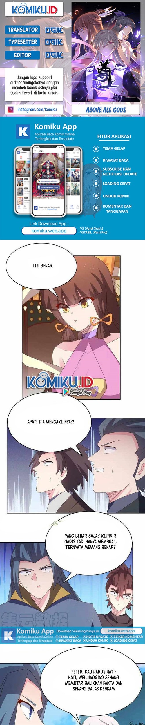 Baca Komik Above All Gods Chapter 396 Gambar 1