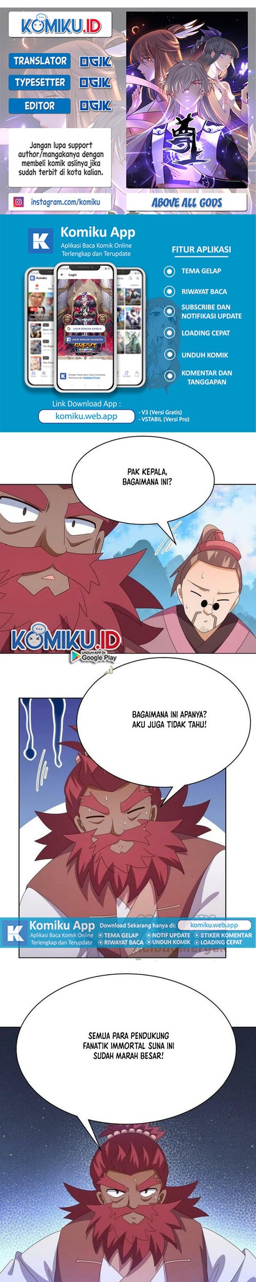 Baca Komik Above All Gods Chapter 398 Gambar 1