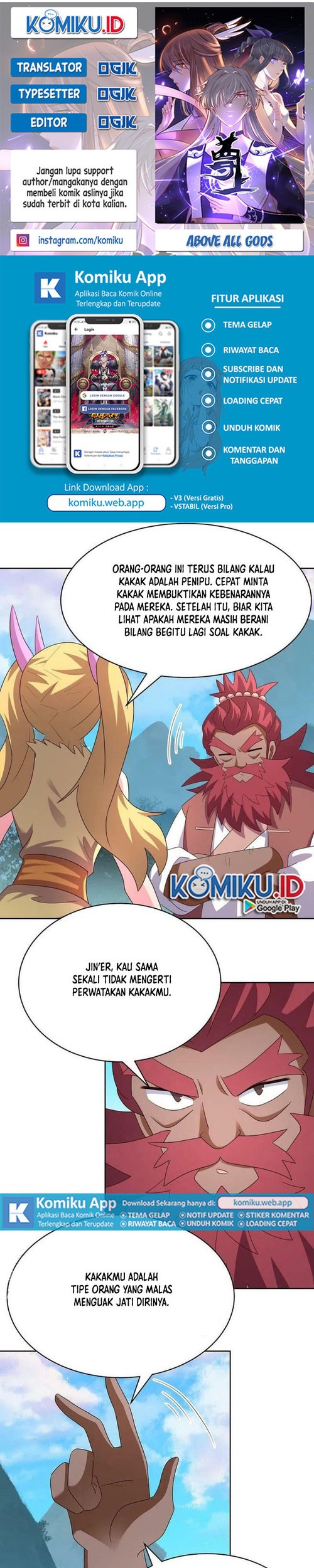 Baca Komik Above All Gods Chapter 399 Gambar 1