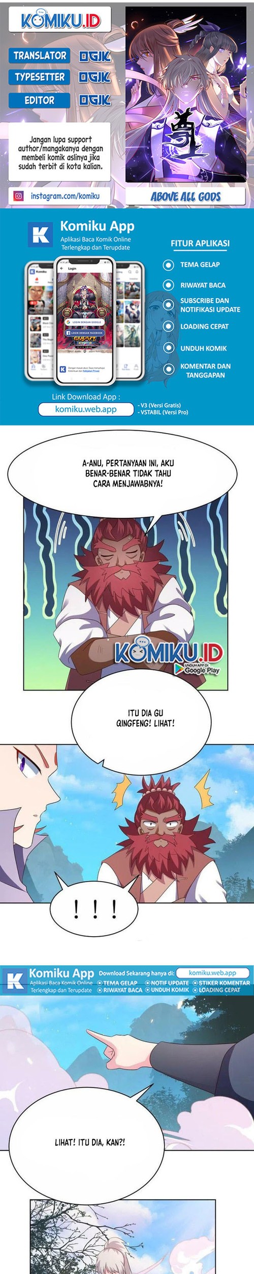 Baca Komik Above All Gods Chapter 399.5 Gambar 1