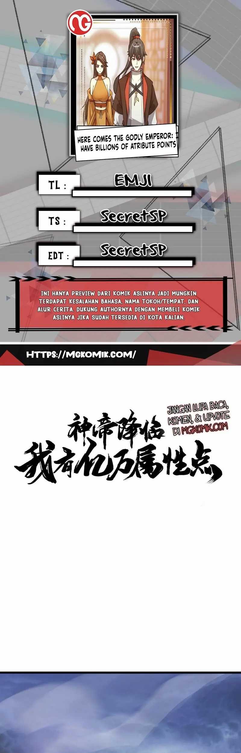 Baca Komik God Emperor Descends I have Billions of Attribute Points Chapter 29 Gambar 1