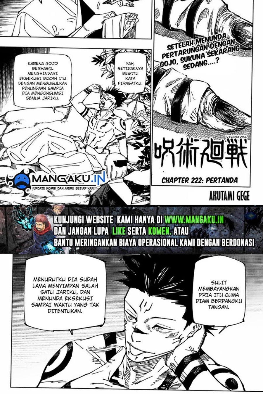 Baca Manga Jujutsu Kaisen Chapter 222 Gambar 2