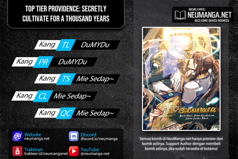 Baca Komik Top Tier Providence: Secretly Cultivate for a Thousand Years Chapter 72 Gambar 1