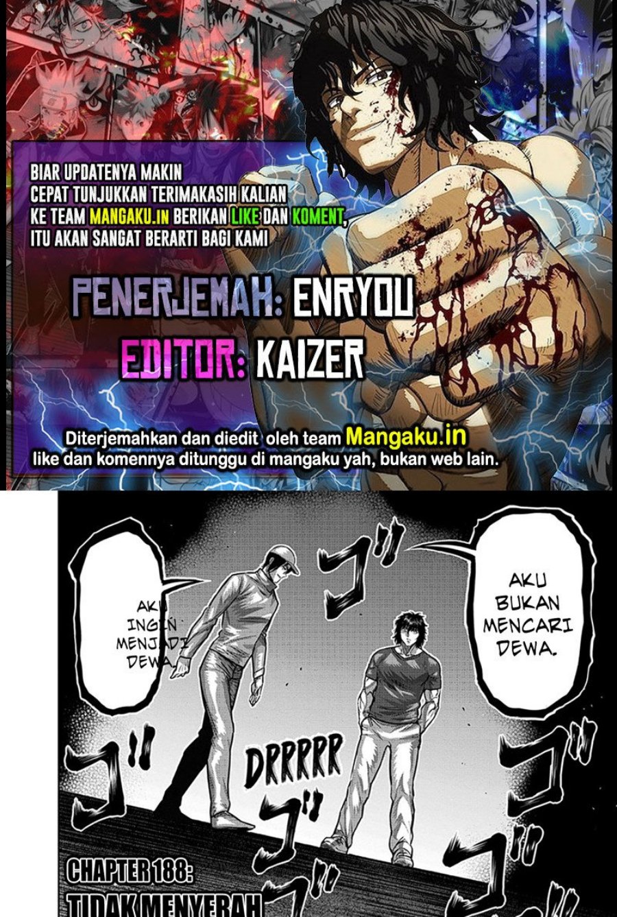 Baca Komik Kengan Omega Chapter 188 Gambar 1