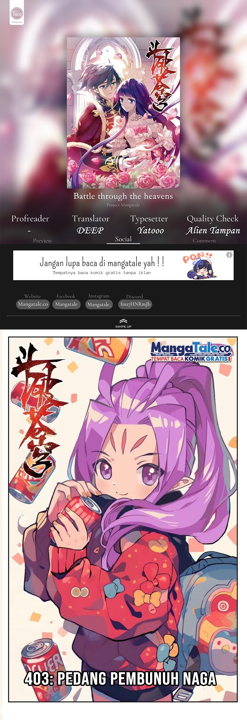 Baca Komik Battle Through the Heavens Chapter 403 Gambar 1