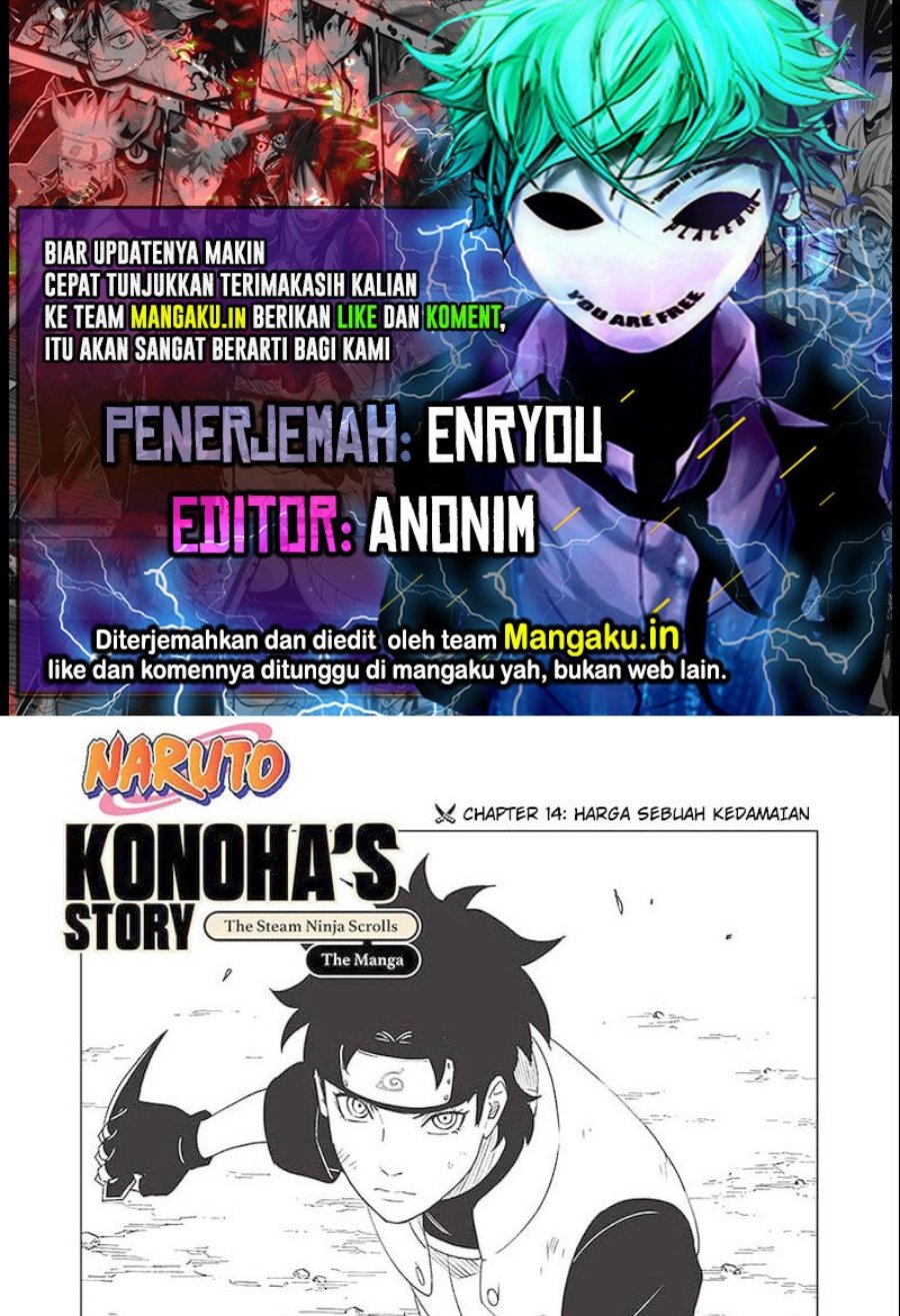 Baca Komik Naruto: Konoha’s Story—The Steam Ninja Scrolls Chapter 14 Gambar 1