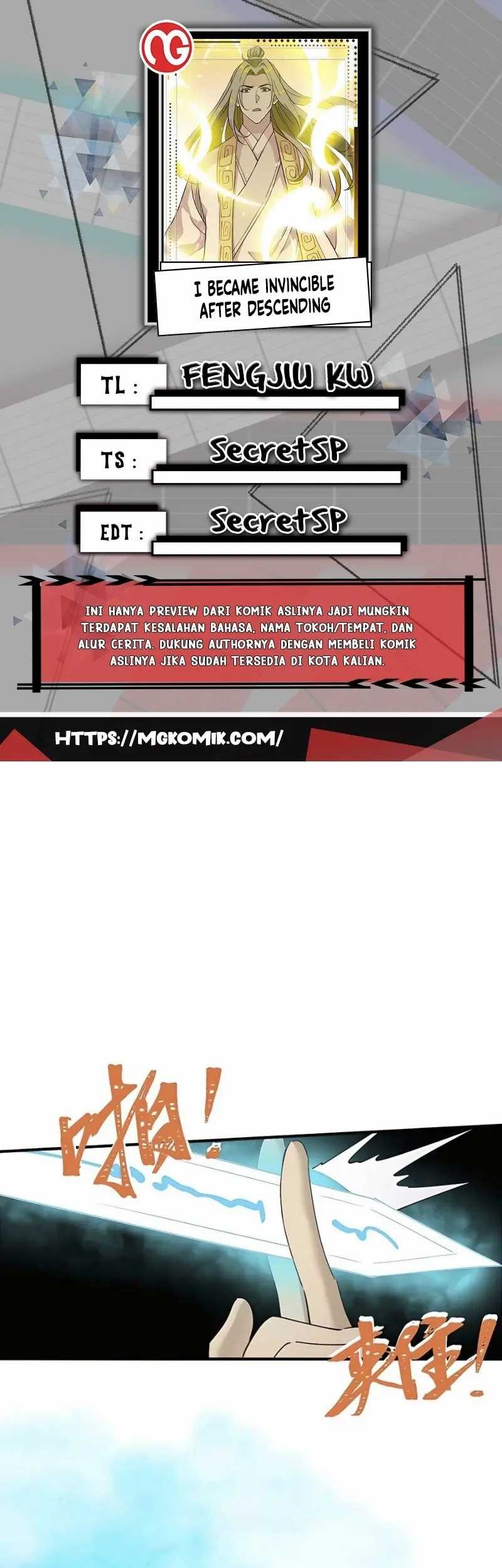 Baca Komik I Became Invincible After Descending Chapter 45 Gambar 1