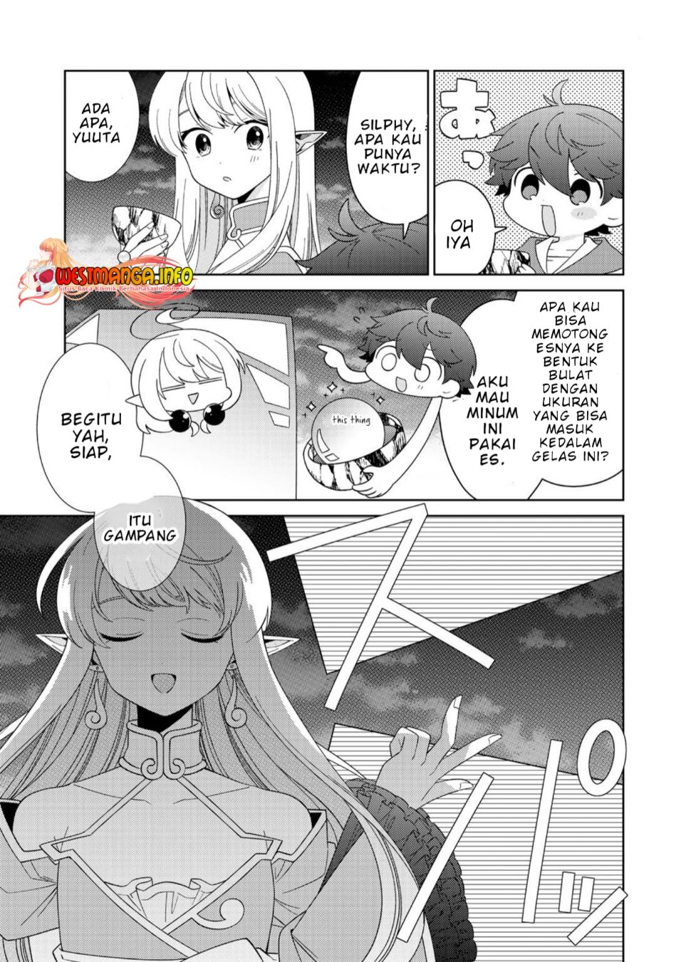 Seirei-tachi no Rakuen to Risou no Isekai Seikatsu Chapter 37 Gambar 9