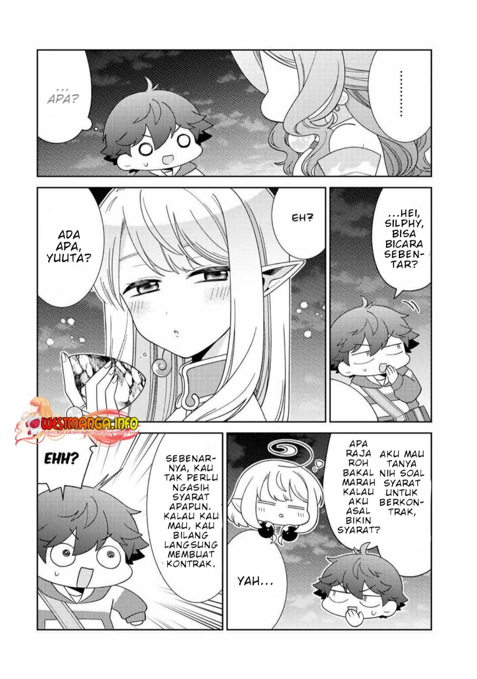 Seirei-tachi no Rakuen to Risou no Isekai Seikatsu Chapter 36 Gambar 10