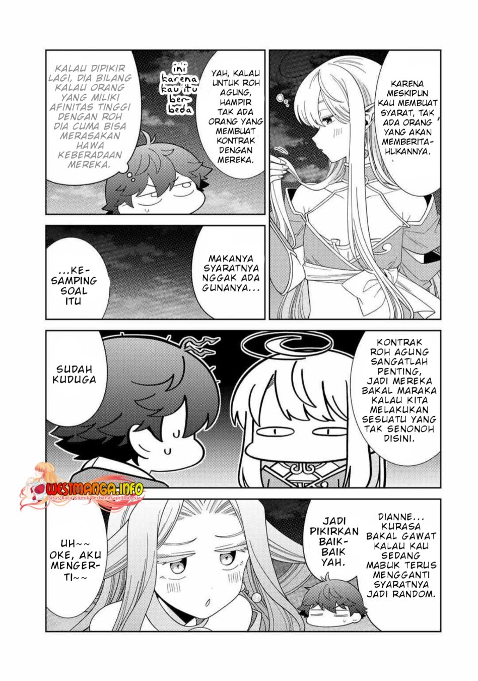 Seirei-tachi no Rakuen to Risou no Isekai Seikatsu Chapter 36 Gambar 11