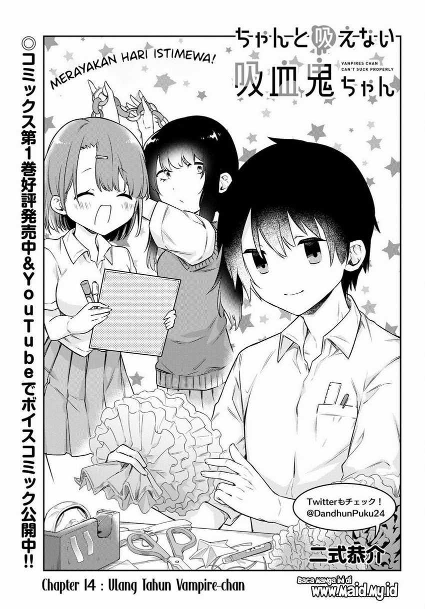 Chanto Suenai Kyuuketsuki-chan Chapter 14 Gambar 3
