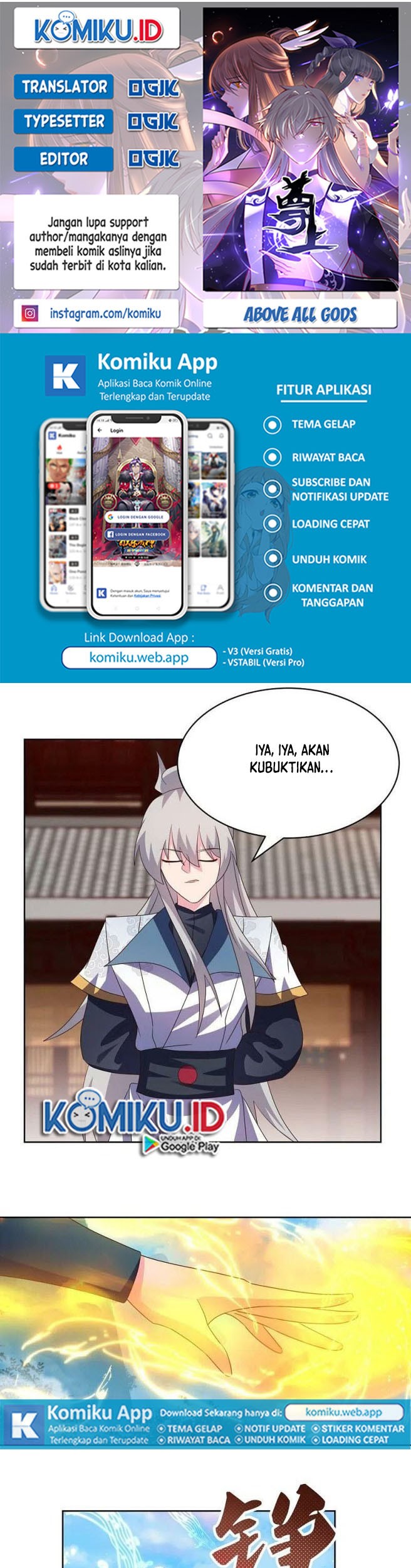 Baca Komik Above All Gods Chapter 403 Gambar 1
