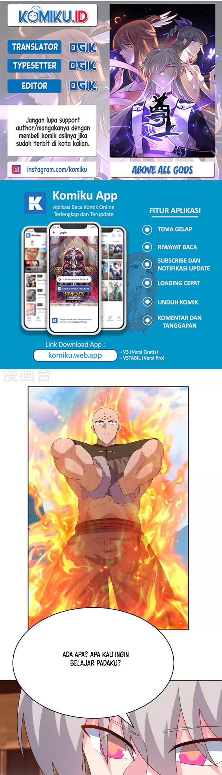 Baca Komik Above All Gods Chapter 404 Gambar 1