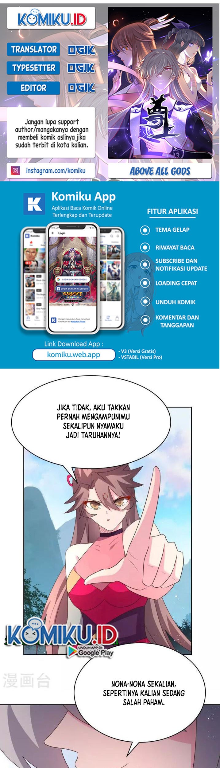 Baca Komik Above All Gods Chapter 406 Gambar 1