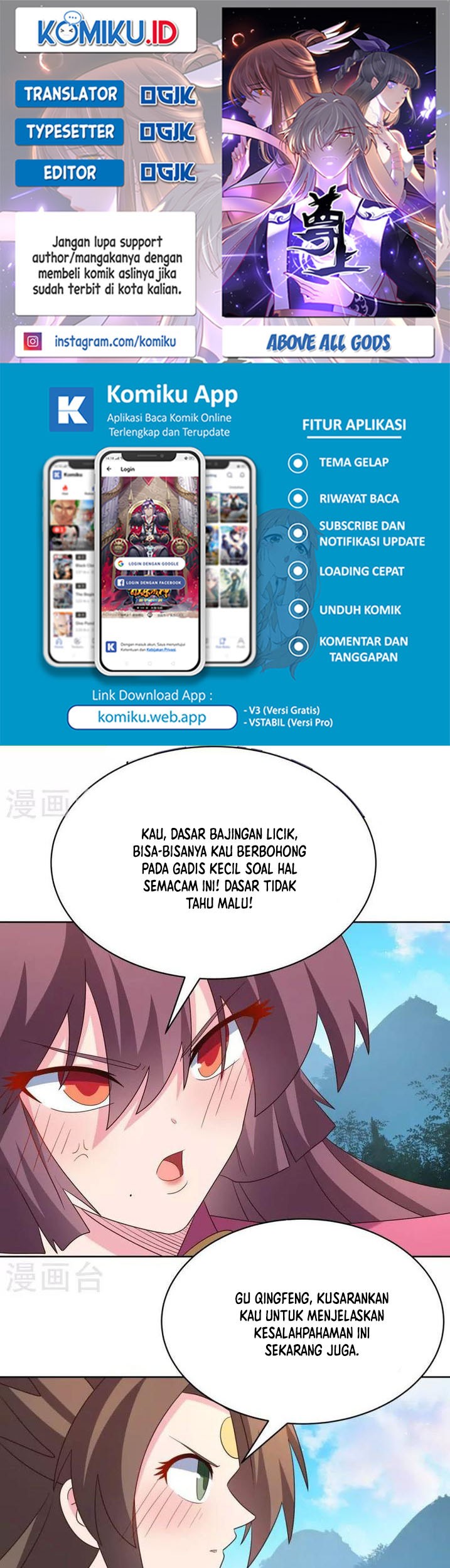 Baca Komik Above All Gods Chapter 406.5 Gambar 1
