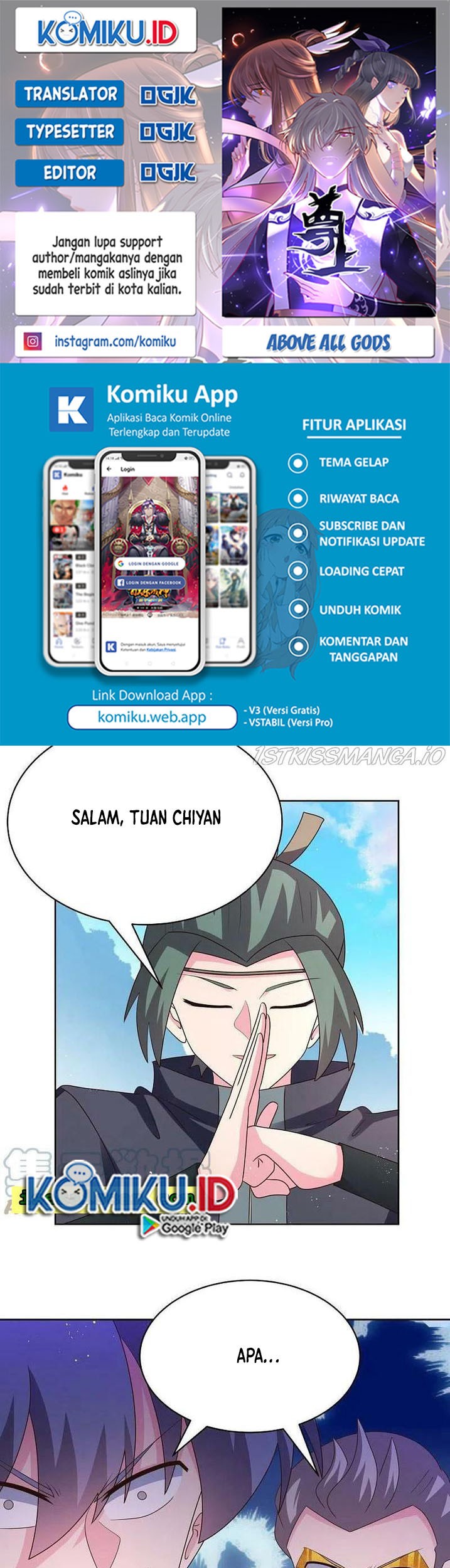 Baca Komik Above All Gods Chapter 409.5 Gambar 1