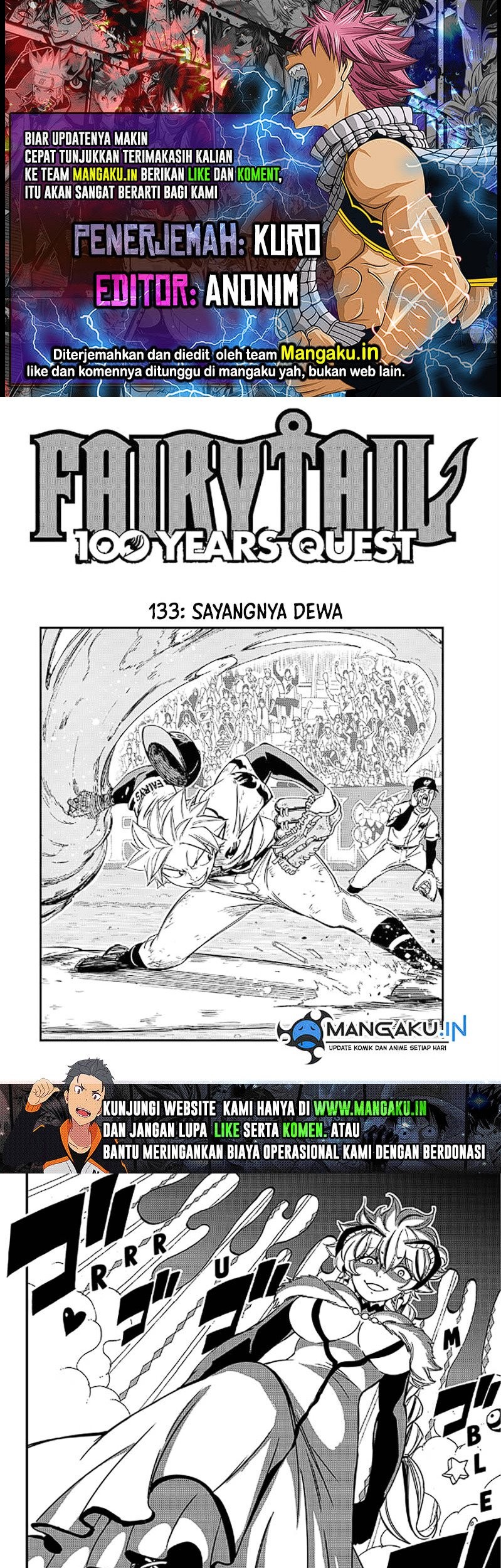 Baca Komik Fairy Tail: 100 Years Quest Chapter 133 Gambar 1
