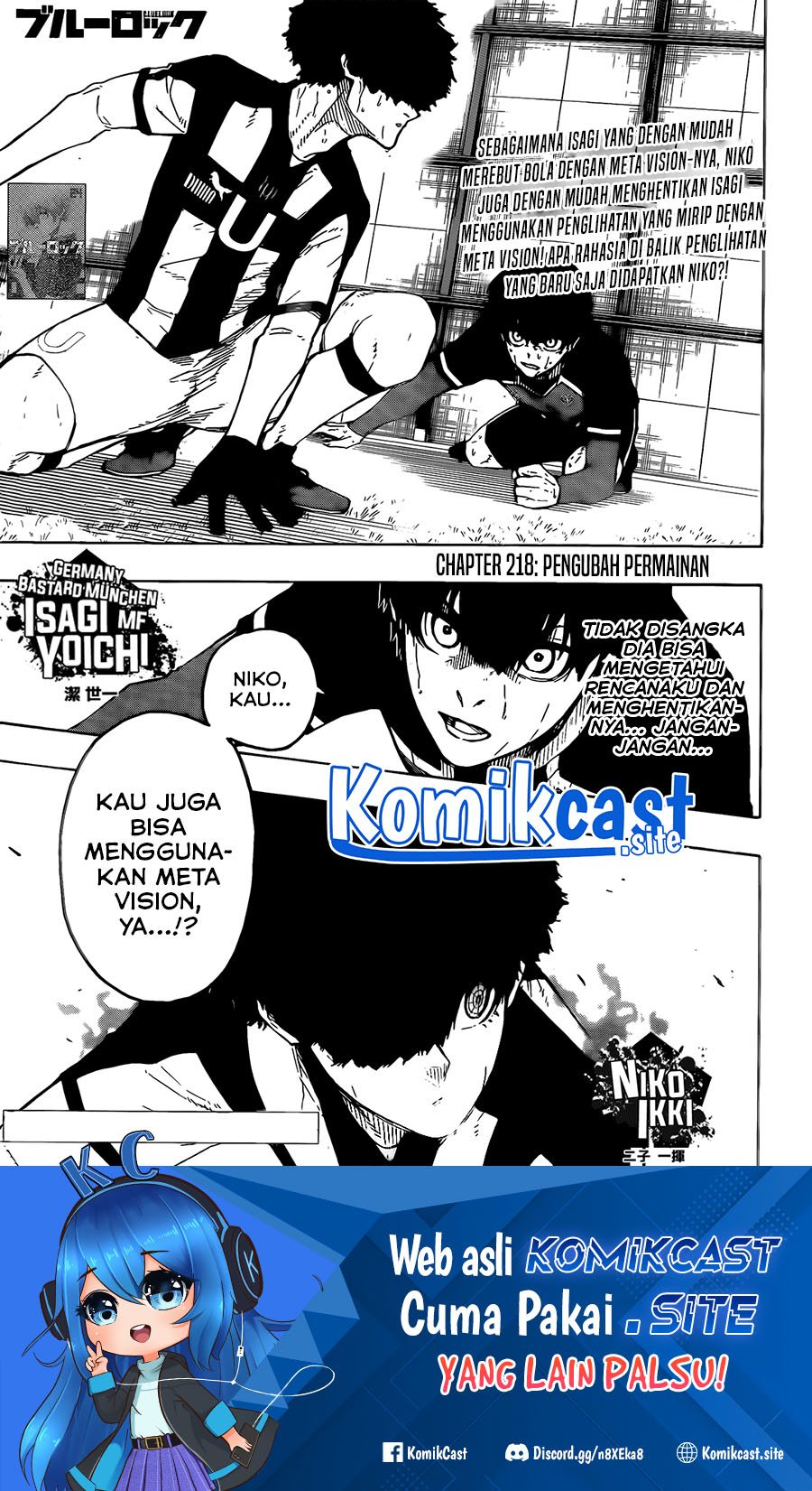 Baca Manga Blue Lock Chapter 218 Gambar 2