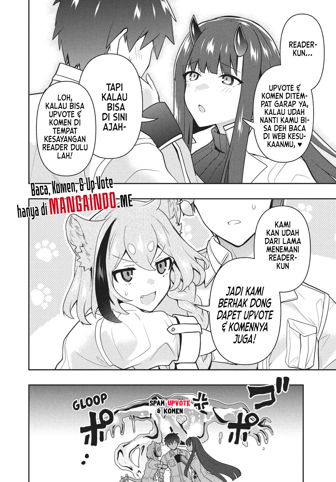 Dungeon ni Hisomu Yandere na Kanojo ni Ore wa Nando mo Korosareru Chapter 02.2 Gambar 14
