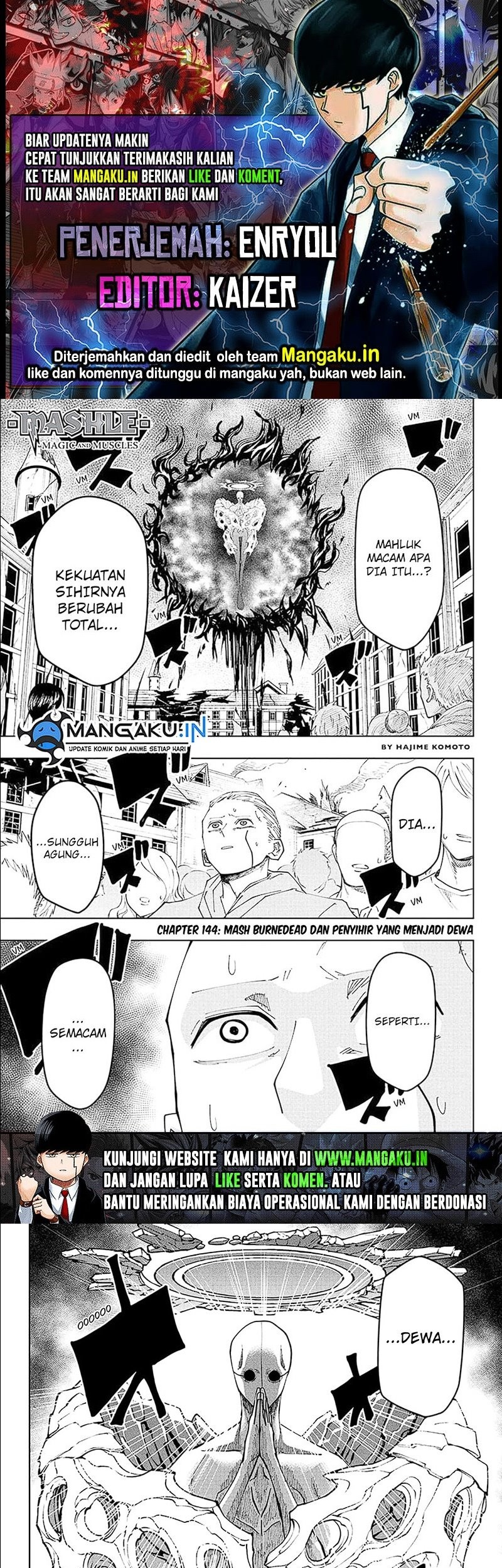 Baca Komik Mashle: Magic and Muscles Chapter 155 Gambar 1