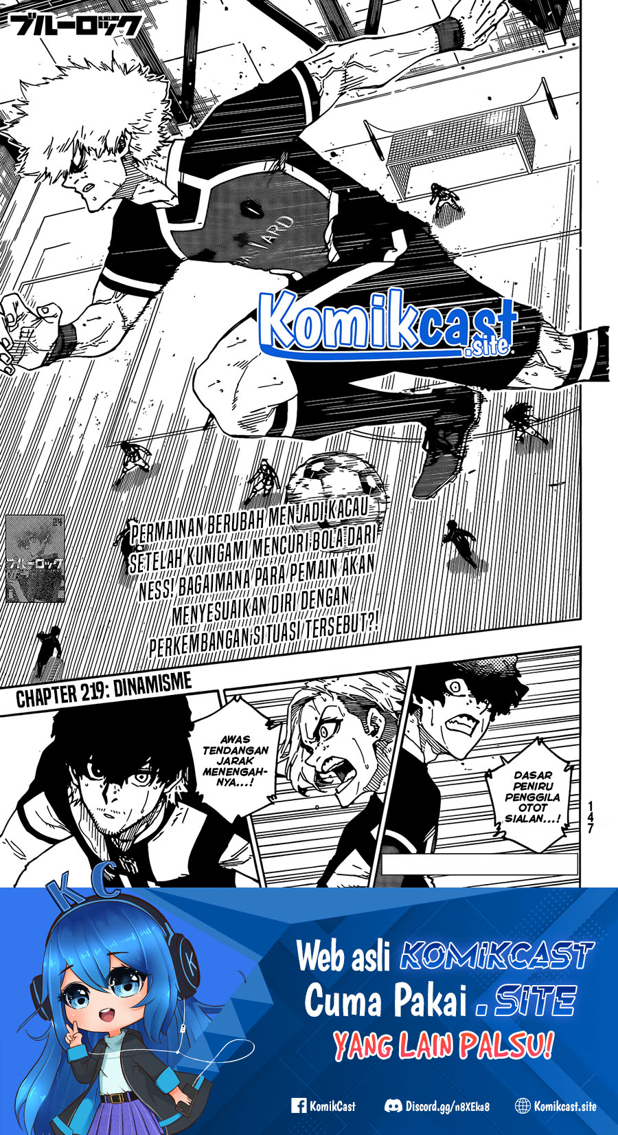 Baca Manga Blue Lock Chapter 219 Gambar 2