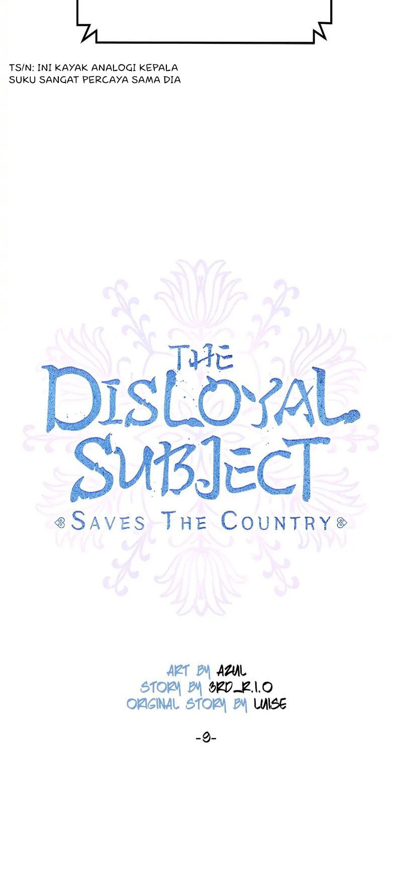 Treacherous Subject Saves the Country Chapter 09 Gambar 5