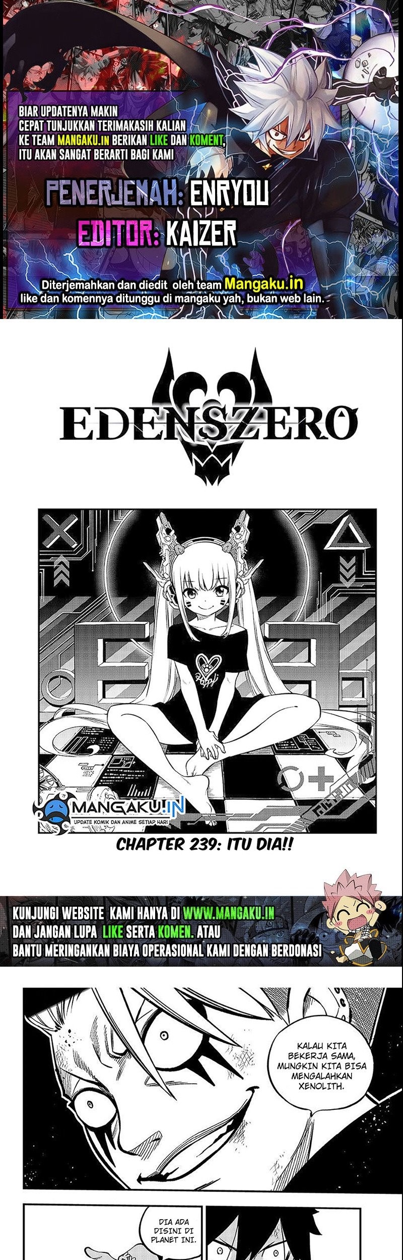 Baca Komik Eden's Zero Chapter 239 Gambar 1