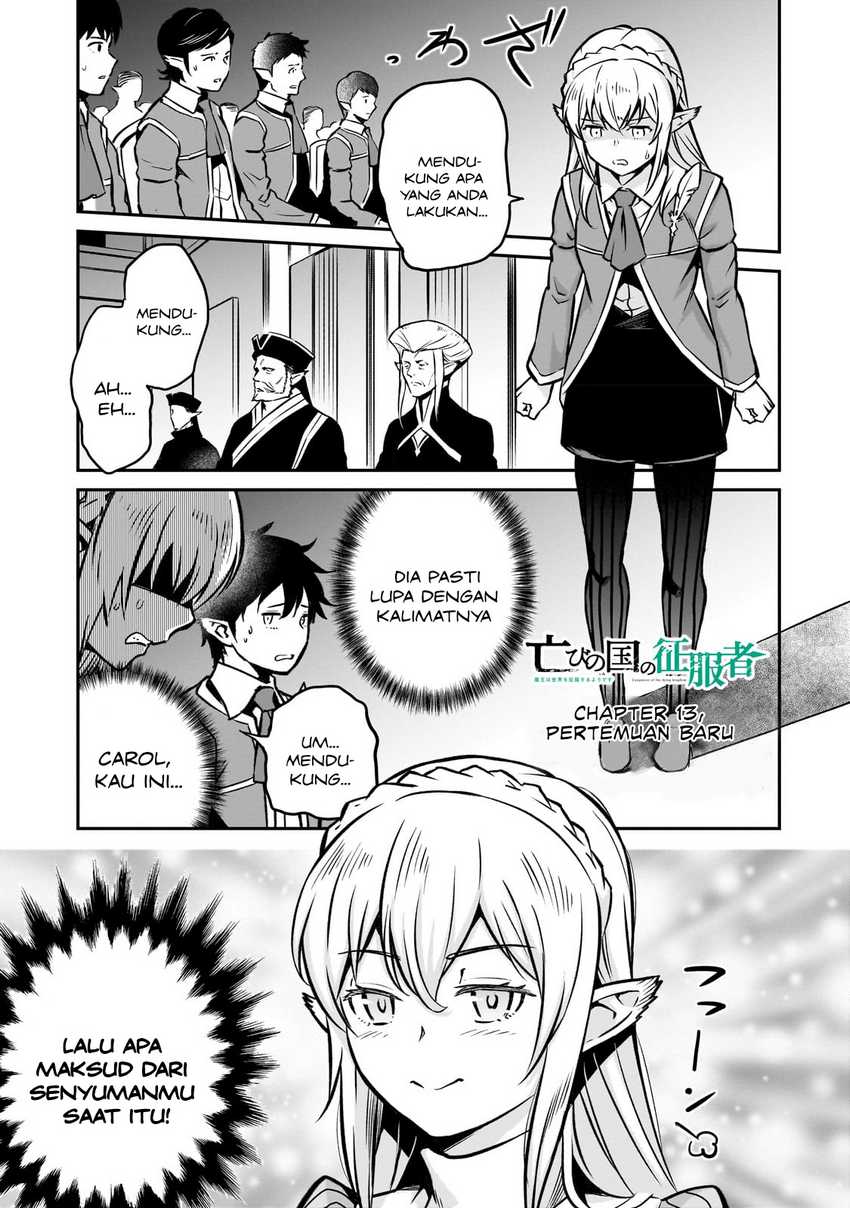Baca Horobi no Kuni no Seifukusha – Maou wa Sekai wo Seifuku suru you desu Chapter 13 Gambar 2