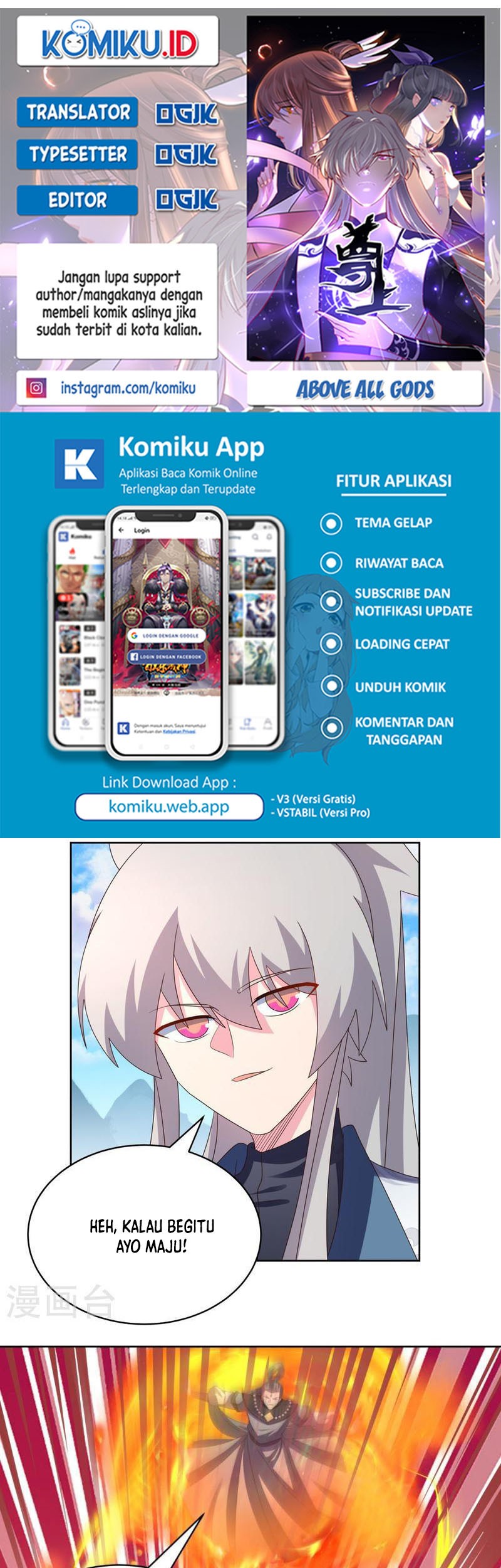 Baca Komik Above All Gods Chapter 412 Gambar 1