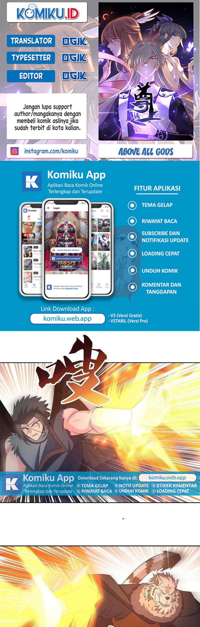 Baca Komik Above All Gods Chapter 413 Gambar 1