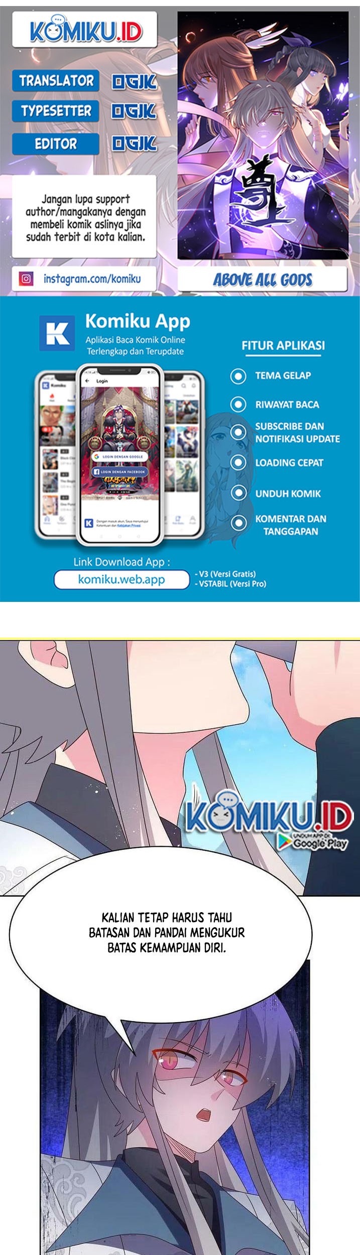 Baca Komik Above All Gods Chapter 414.5 Gambar 1