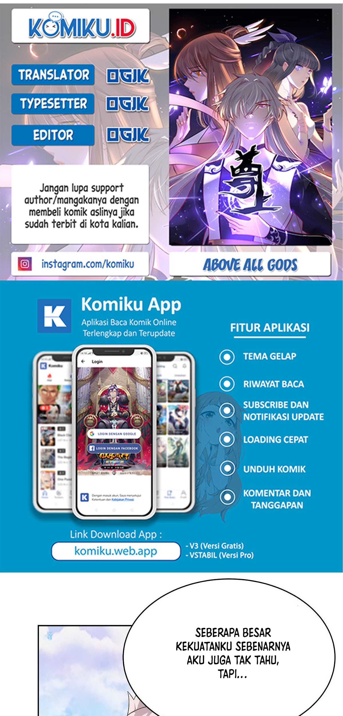 Baca Komik Above All Gods Chapter 415 Gambar 1