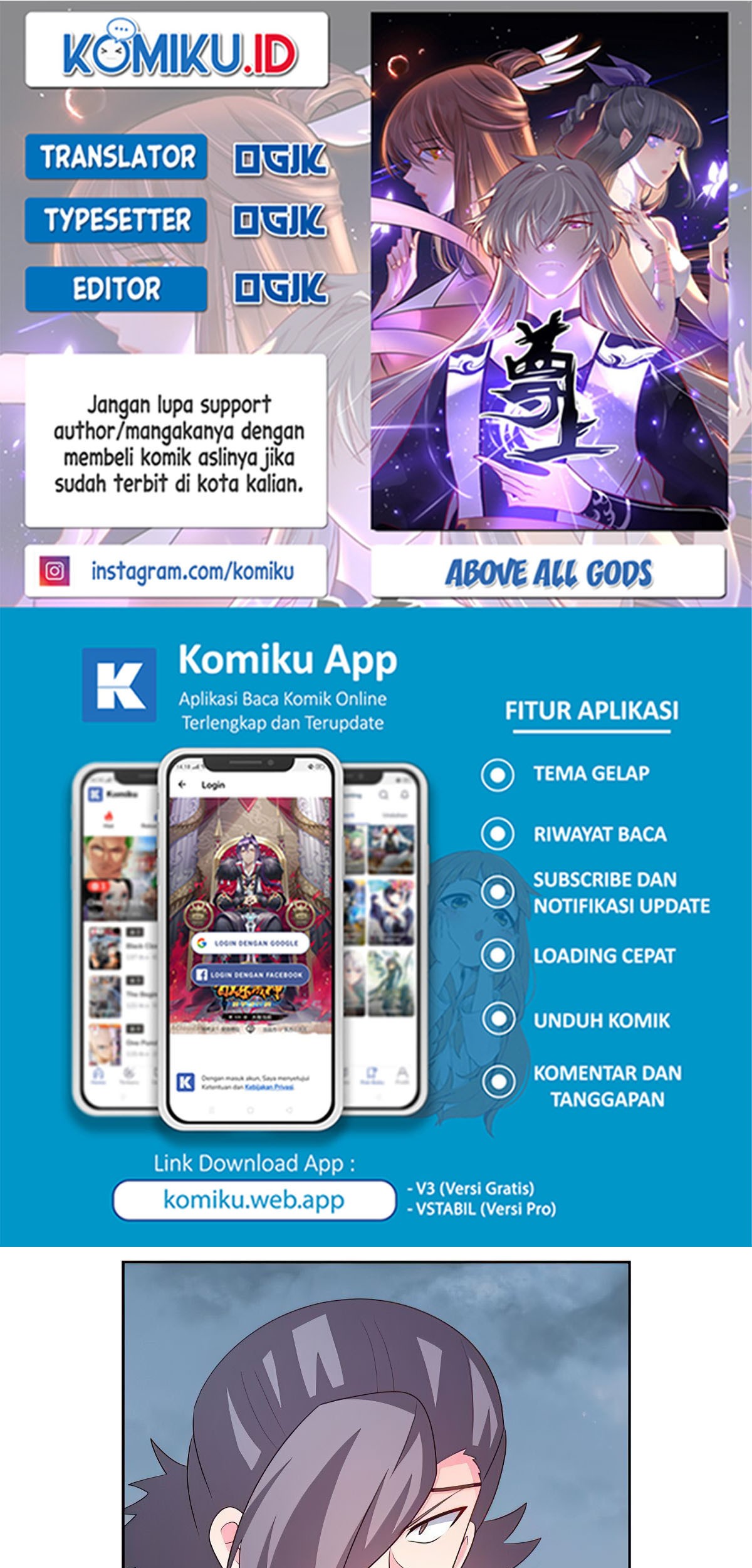 Baca Komik Above All Gods Chapter 415.5 Gambar 1