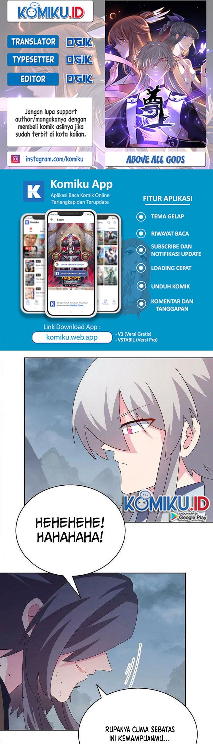 Baca Komik Above All Gods Chapter 416 Gambar 1