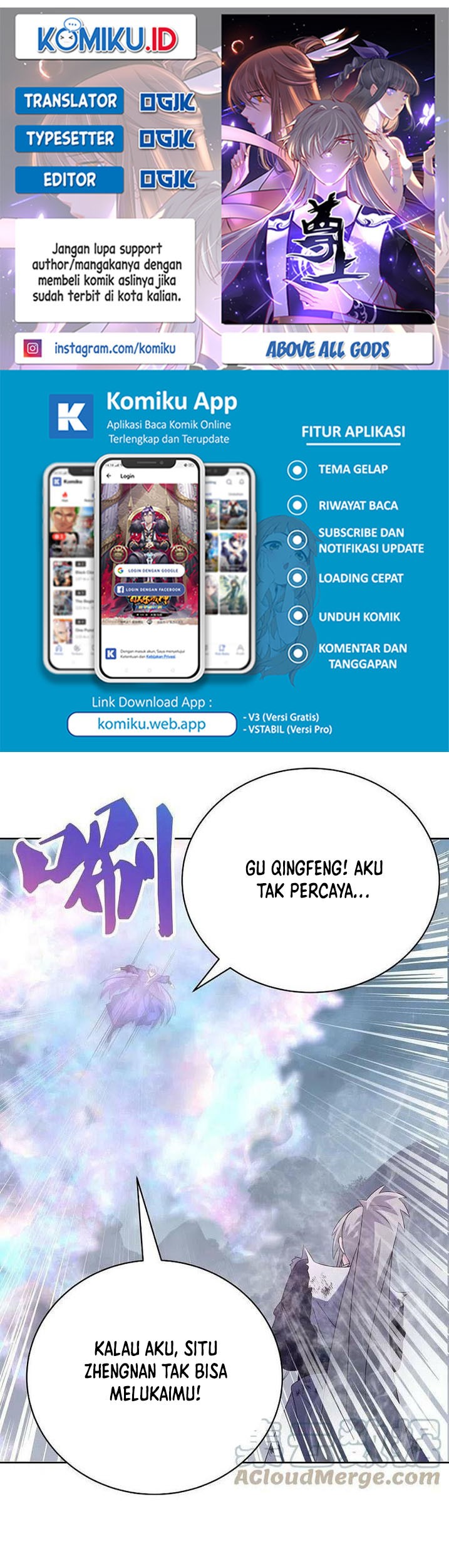 Baca Komik Above All Gods Chapter 416.5 Gambar 1