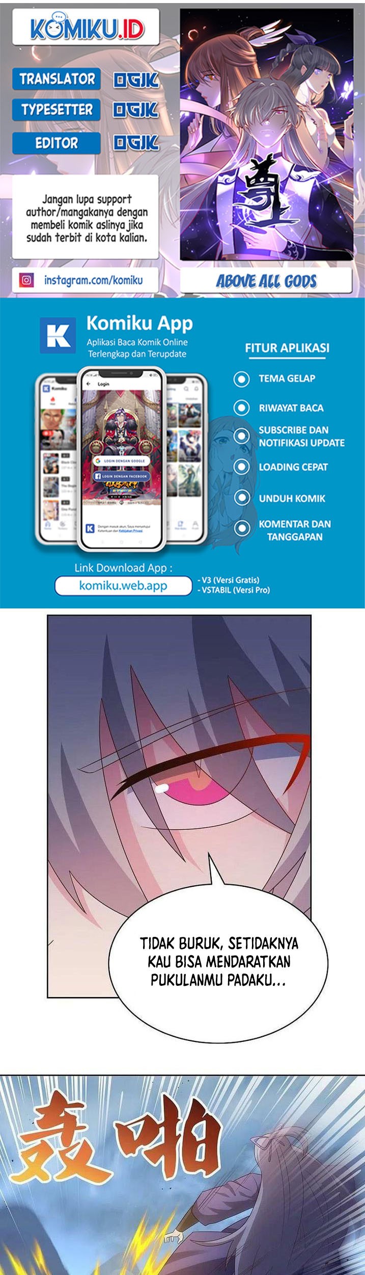 Baca Komik Above All Gods Chapter 417 Gambar 1