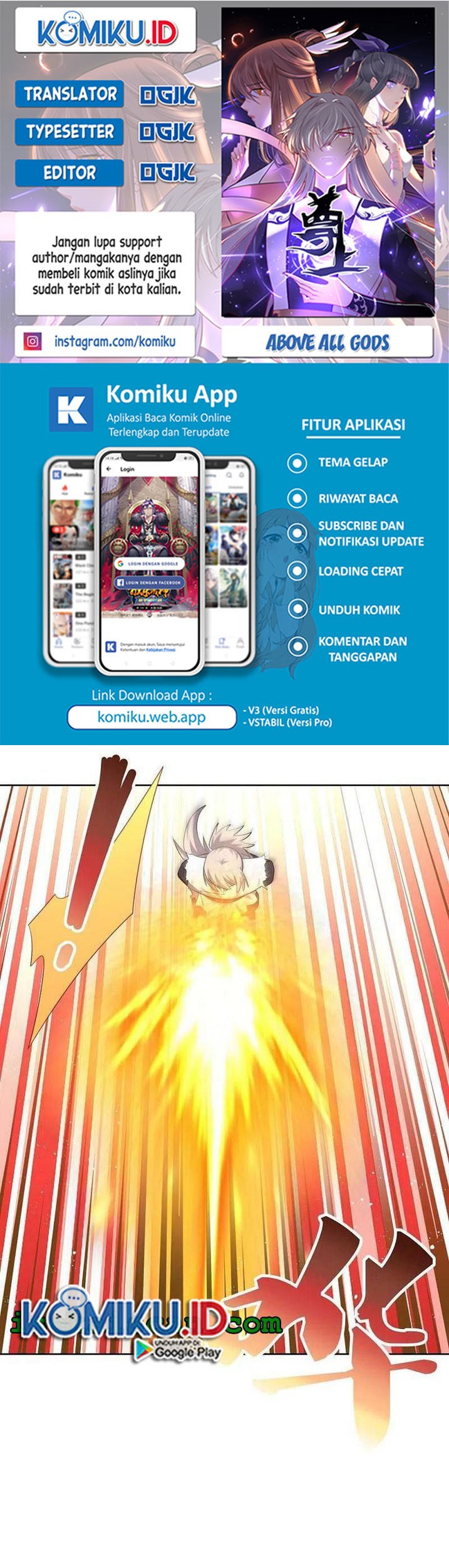 Baca Komik Above All Gods Chapter 417.5 Gambar 1