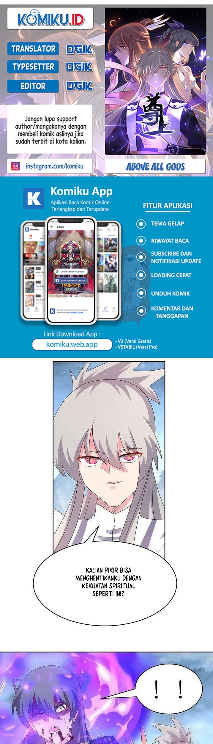 Baca Komik Above All Gods Chapter 418 Gambar 1
